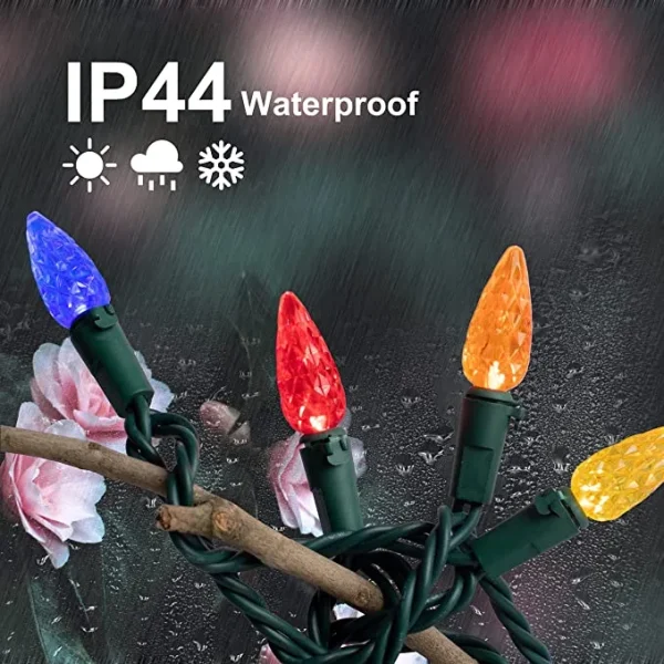 100 LED Warm White Christmas String Lights 34.12ft 7 100 LED Warm White Christmas String Lights 34.12ft - Image 5