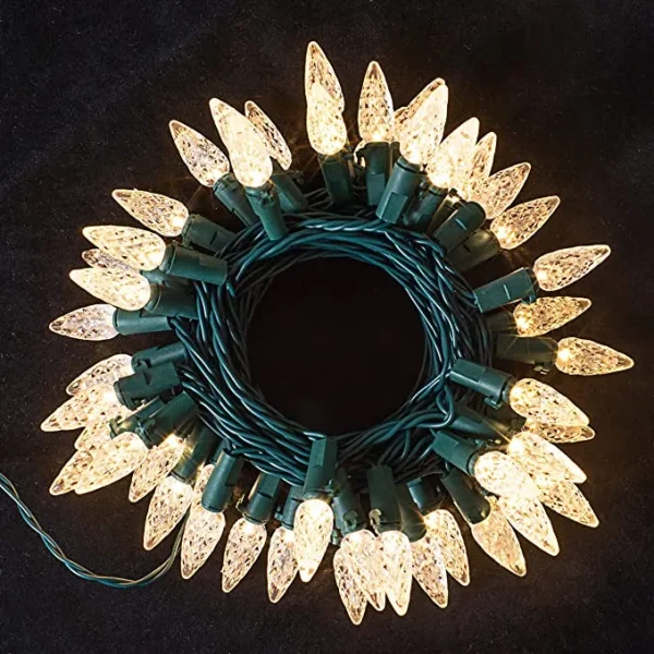 100 LED Warm White Christmas String Lights 34.12ft 3 100 LED Warm White Christmas String Lights 34.12ft