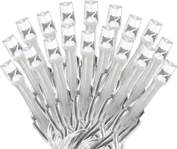 100 Warm White Christmas String Lights 42.3ft 5 100 Warm White Christmas String Lights 42.3ft - Image 3