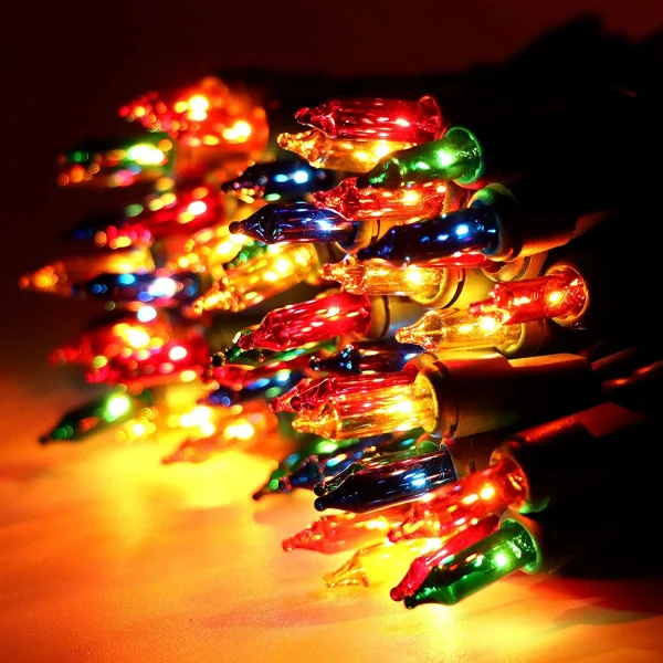 100 LED Multi Color Christmas Lights 19.35ft 3 100 LED Multi Color Christmas Lights 19.35ft