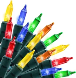 100 LED Multi Color Christmas Lights 19.35ft 10 100 LED Multi Color Christmas Lights 19.35ft -Christmas Decoration Shop 100 Count Multi Color Christmas Lights 3 result 600x615 1