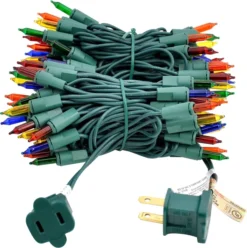 100 LED Multi Color Christmas Lights 19.35ft 12 100 LED Multi Color Christmas Lights 19.35ft -Christmas Decoration Shop 100 Count Multi Color Christmas Lights 5 result 600x603 1