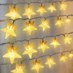 100 LED Christmas Star String Lights -Christmas Decoration Shop 100 LED Star String Lights 2 result 600x600 1