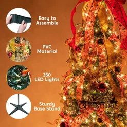 3.33ft 100 Lights Collapsible Christmas Tree Decorated 11 3.33ft 100 Lights Collapsible Christmas Tree Decorated -Christmas Decoration Shop 100 Lights Collapsible Christmas Tree Decorated 5 结果