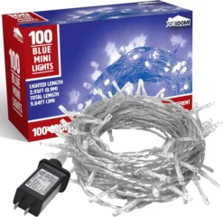 Christmas Decoration Shop -Christmas Decoration Shop 100 count LED Christmas Lights Blue 2 result 1 600x583 1