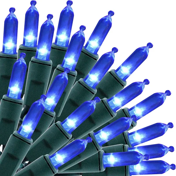 100 LED Blue Led Christmas Lights Decoration 7 100 LED Blue Led Christmas Lights Decoration - Image 5