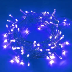 100 LED Blue Led Christmas String Lights -Christmas Decoration Shop 100 count LED Christmas Lights Blue 6 result 1 600x600 1