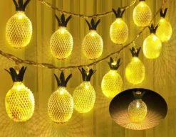 2x10 LED Pineapple Led Fairy String Lights 10ft -Christmas Decoration Shop 10ft 10 LED Pineapple Fairy String Lights 2 Pack 2 result 600x469 1