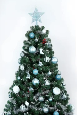 112pcs Baby Blue And White Christmas Ornaments -Christmas Decoration Shop 112pcs Baby Blue and White Christmas Ornaments 3 600x900 1