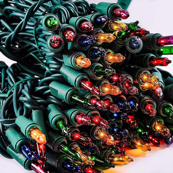 3x150 Multicolor Green Wire String Lights 116.1ft 3 3x150 Multicolor Green Wire String Lights 116.1ft