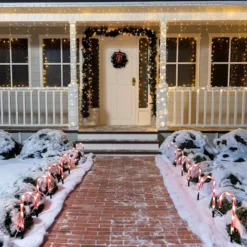 12pcs Christmas Candy Cane Pathway Lights Markers 12in 12 12pcs Christmas Candy Cane Pathway Lights Markers 12in -Christmas Decoration Shop 12 Christmas Candy Cane Pathway Markers Lights with Stake12 Pack 3 result 600x600 1