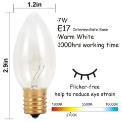 12pcs C9 Warm White Christmas Pathway Marker 15.75ft -Christmas Decoration Shop 12Packs Christmas Warm White C9 Pathway Marker 5 result 600x600 1