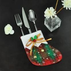 12pcs Mini Christmas Stockings With Jingle Bells 6in 11 12pcs Mini Christmas Stockings With Jingle Bells 6in -Christmas Decoration Shop 12Pcs Mini Christmas Stockings Bells 6in 1 600x600 1