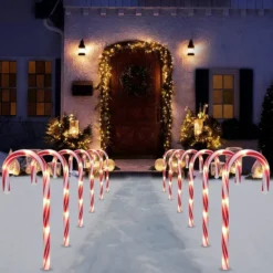 12pcs Christmas Candy Cane Pathway Lights Markers 12in 10 12pcs Christmas Candy Cane Pathway Lights Markers 12in -Christmas Decoration Shop 12pcs Christmas Candy Cane Pathway Lights Markers 12in 2 600x600 1