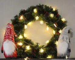 2x40 LED Warm White Led Snowflake String Lights 16ft 11 2x40 LED Warm White Led Snowflake String Lights 16ft -Christmas Decoration Shop 16ft 40 LED Snowflake Fairy Lights Warm White 4 result 600x482 1