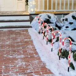 6pcs Candy Cane Christmas Pathway Markers 17in -Christmas Decoration Shop 17 Christmas Candy Cane Pathway Markers 6 Pack 3 result 600x600 1