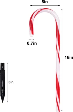 6pcs Candy Cane Christmas Pathway Markers 17in -Christmas Decoration Shop 17 Christmas Candy Cane Pathway Markers 6 Pack 5 result 600x920 1