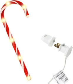 6pcs Warm White Christmas Candy Cane Pathway Markers 17in -Christmas Decoration Shop 17 Christmas Candy Cane Pathway Markers 6 result 600x691 1