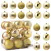 18pcs Shatterproof Gold Christmas Ornaments 3.15in 2 18pcs Shatterproof Gold Christmas Ornaments 3.15in -Christmas Decoration Shop 18Pcs Christmas Ball Ornaments Gold 1 result 600x600 1