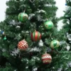 18pcs Red Green & Gold Glitter Ball Ornaments -Christmas Decoration Shop 18Pcs Red Green amp Gold Glitter Ball 3.15in 1 result 1 600x600 1