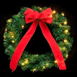 3pcs Christmas Wreath With LED Lights 19in -Christmas Decoration Shop 19 Christmas Wreath with LED Lights 3 result 600x600 1