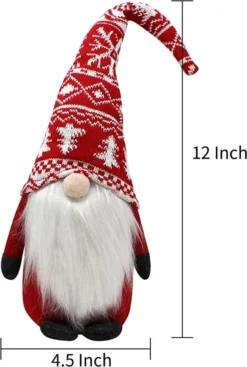 Christmas Gnome Plush Tabletop Decoration 19in 9 Christmas Gnome Plush Tabletop Decoration 19in -Christmas Decoration Shop 1Pcs Christmas Gnome Tabletop Red 19in 2 600x891 1