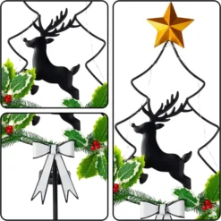 2pcs Christmas Tree Outdoor Solar Stake Lights -Christmas Decoration Shop 2 Packs Christmas Solar Stake Lights Christmas Tree 5 result 600x600 1