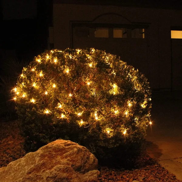 2x150 Net Lights Warm White Decoration 4x6ft 5 2x150 Net Lights Warm White Decoration 4x6ft - Image 3