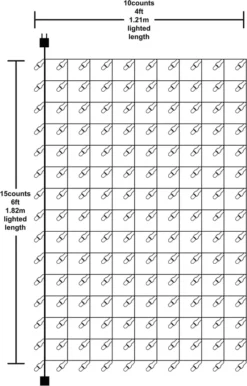 2x150 Net Lights Warm White Decoration 4x6ft 11 2x150 Net Lights Warm White Decoration 4x6ft -Christmas Decoration Shop 2 Packs150 Incandescent Christmas Net Lights Warm White 5 result 600x938 1