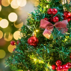 Artificial Mini Tabletop Christmas Tree Prelit Set 22in -Christmas Decoration Shop 20 Tabletop Christmas Tree Prelit 3 result 600x600 1