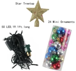 Pre Lit LED Table Top Mini Christmas Tree 20in -Christmas Decoration Shop 20 Tabletop Mini Christmas Tree Set 4 result 600x562 1
