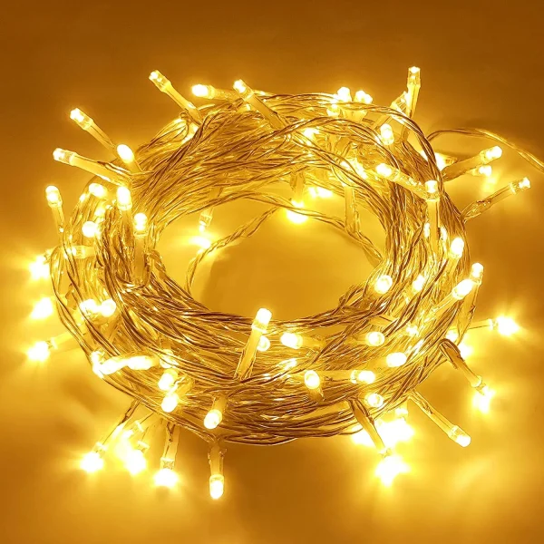 200 LED Christmas White String Lights 6 200 LED Christmas White String Lights - Image 4