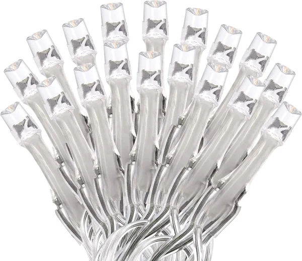 200 LED Christmas White String Lights 7 200 LED Christmas White String Lights - Image 5