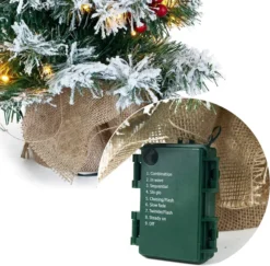 Pre Lit Snow Flocked Christmas Tree Tabletop 20in 13 Pre Lit Snow Flocked Christmas Tree Tabletop 20in -Christmas Decoration Shop 22 Snow Flocked Prelit Table top Christmas Tree 6 result 600x590 1