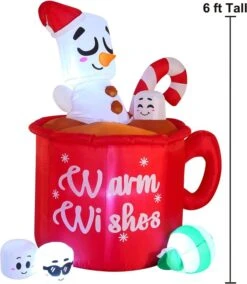 6ft Tall LED Snowman Inflatable Outdoor -Christmas Decoration Shop 22 71efc37c ce8a 4792 b72a 39d79a1cb3c5 600x689 1