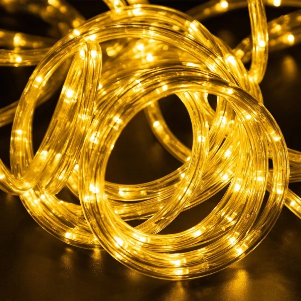 240 LED Warm White Led Rope Lights Strip Lights 33ft 5 240 LED Warm White Led Rope Lights Strip Lights 33ft - Image 3