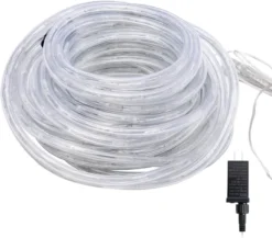 240 LED Warm White Led Rope Lights Strip Lights 33ft 13 240 LED Warm White Led Rope Lights Strip Lights 33ft -Christmas Decoration Shop 240 LED Rope Lights 33FT Warm White Strip Lights 6 result 600x527 1