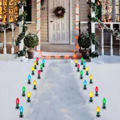 24pcs Multicolor Christmas Pathway Marker String Lights 13 24pcs Multicolor Christmas Pathway Marker String Lights -Christmas Decoration Shop 24Pcs Christmas Multicolored Pathway Marker String Lights 5 result 600x600 1