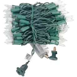 2x100 Warm White Christmas Lights 24.6ft -Christmas Decoration Shop 2Pcs 100 LED Incandescent Warm White Christmas Lights 24 2 1