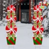 2pcs Outdoor Christmas Yard Signs With Stakes -Christmas Decoration Shop 2Pcs Candy Yard Sign 1 result 600x600 1