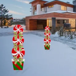 2pcs Outdoor Christmas Yard Signs With Stakes 12 2pcs Outdoor Christmas Yard Signs With Stakes -Christmas Decoration Shop 2Pcs Candy Yard Sign 5 result 600x600 1