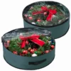 2Pcs Christmas Wreath Green Storage Bag With Clear Window -Christmas Decoration Shop 2Pcs Christmas Wreath Green Storage Bag with Clear Window 1 600x600 1