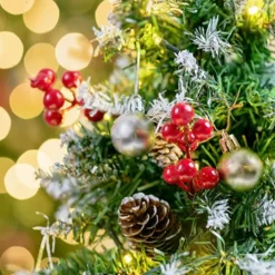 2pcs 50 LED Mini Tabletop Christmas Tree Prelit 24in -Christmas Decoration Shop 2Pcs Prelit Tabletop Christmas Tree 24in 7 1 600x600 1