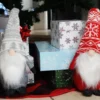 2pcs Red And Grey Swedish Santa Gnome Ornaments -Christmas Decoration Shop 2Pcs Red and Grey Christmas Plush Gnome 1 result 600x517 1