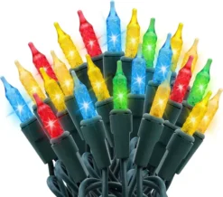 200 LED Christmas Mini String Lights 52.2ft 13 200 LED Christmas Mini String Lights 52.2ft -Christmas Decoration Shop 2Sets100count Multi Color Christmas Light 6 result 600x529 1