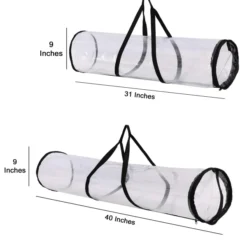 2pcs Black Christmas Clear Gift Wrap Organizer 13 2pcs Black Christmas Clear Gift Wrap Organizer -Christmas Decoration Shop 2pcs Black Christmas Clear Gift Wrap Organizer 6 2 600x600 1