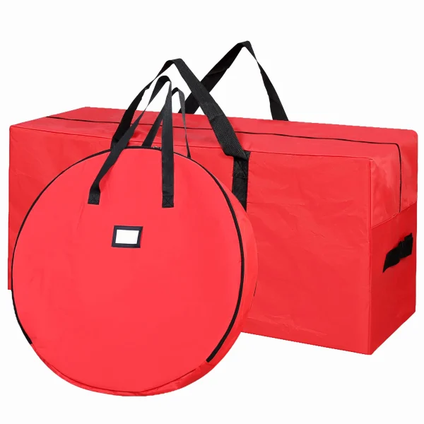 2pcs Christmas Tree Wreath Storage Bags 3 2pcs Christmas Tree Wreath Storage Bags