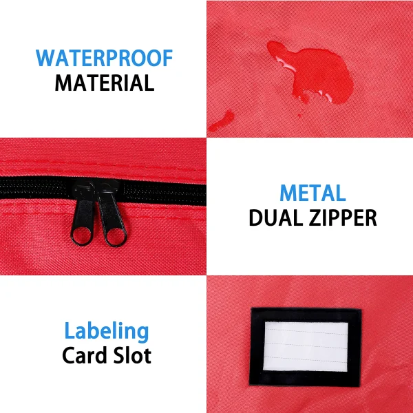 2pcs Christmas Tree Wreath Storage Bags 6 2pcs Christmas Tree Wreath Storage Bags - Image 4