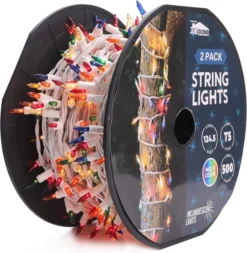 2x250 LED Multicolor Christmas String Lights 62.25ft -Christmas Decoration Shop 2x250 LED Christmas String Lights Multicolor 3 result 600x615 1