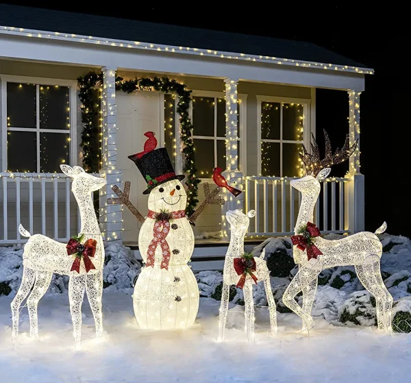 3pcs LED Christmas Reindeer Decorations 8 3pcs LED Christmas Reindeer Decorations - Image 6